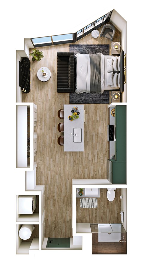 Stella at Star Metals S4 Studio Floor Plan